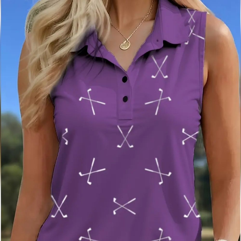 Golf Sleeveless Shirt Size Large